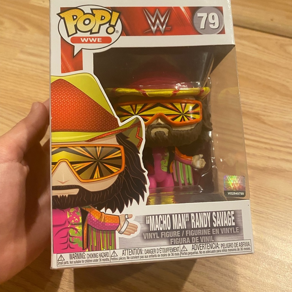 Funko Pop WWE Macho Man Randy Savage - Pink and Yellow